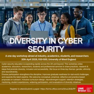 Diversity in Cybersecurity workshop poster image